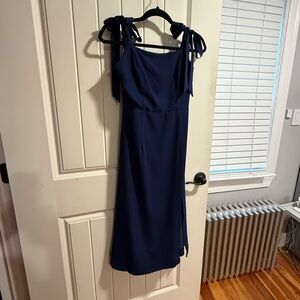 Petal & Pup Navy Midi Dress